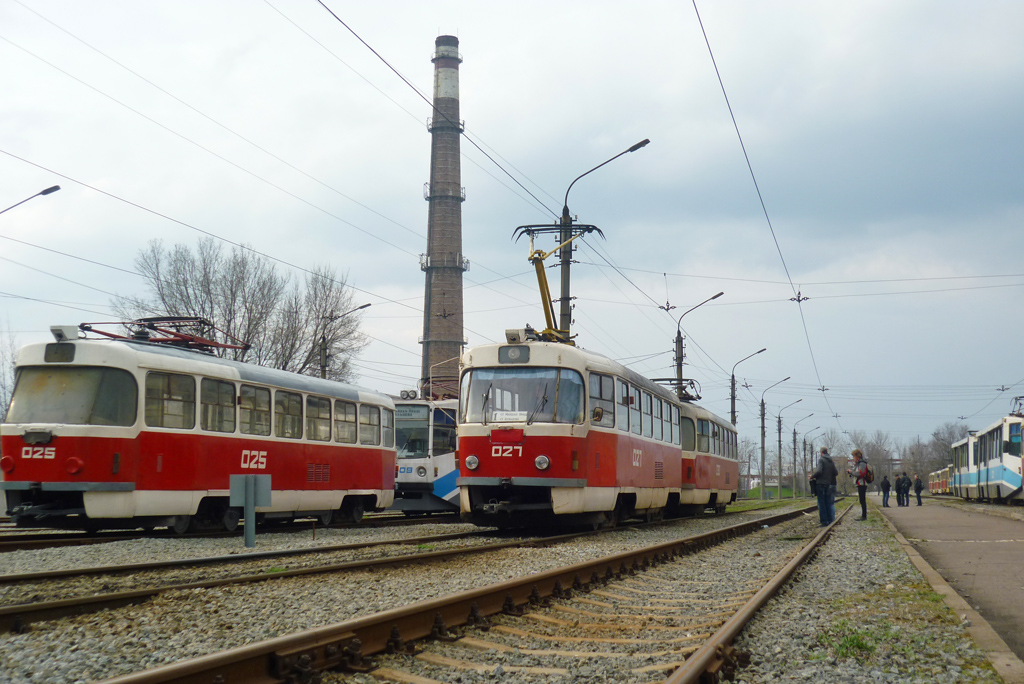 Кривой Рог, Tatra T3SU № 025; Кривой Рог, Tatra T3SU № 027