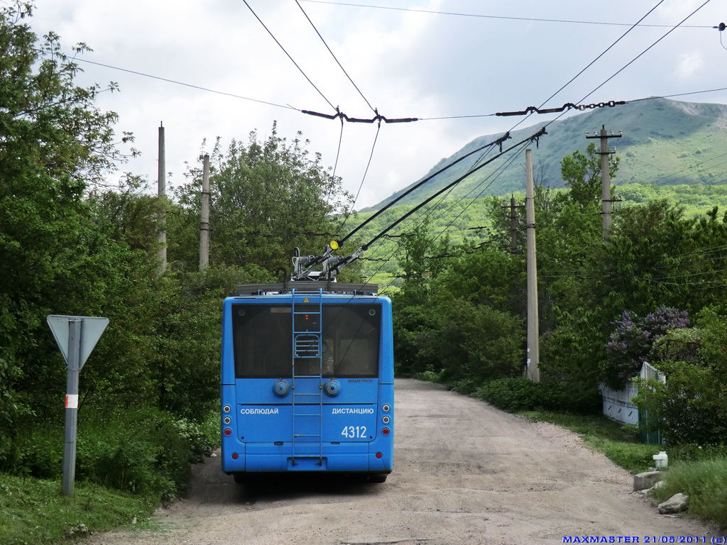 Крымский троллейбус, Богдан Т70110 № 4312