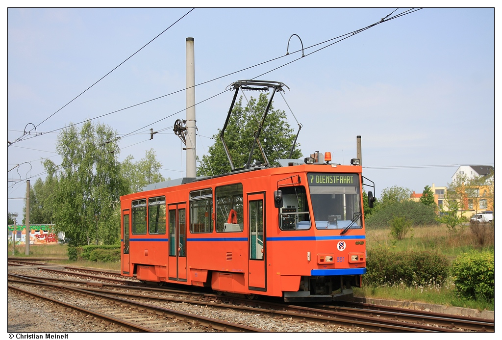 Rostock, Tatra T6A2M — 551 Rostock, Tatra T6A2M — 551