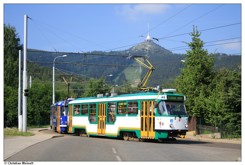 Либерец ― Яблонец-над-Нисой, Tatra T3R.PLF № 48