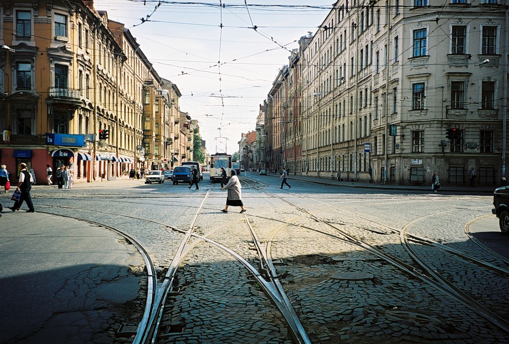 Saint-Pétersbourg — Tram lines and infrastructure