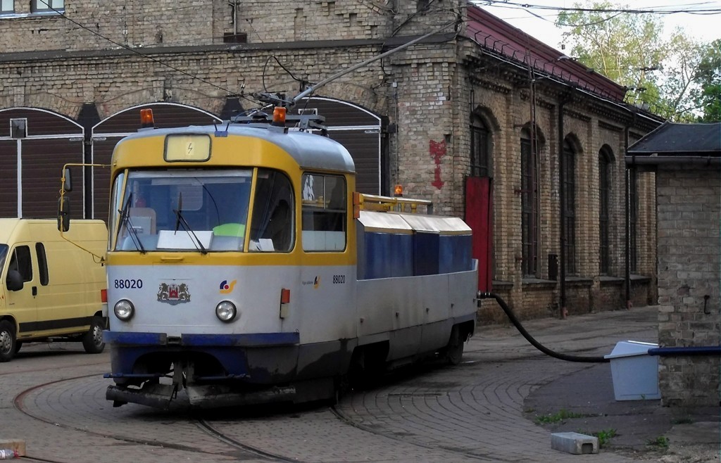 Рига, Tatra T3SU (двухдверная) № 88020