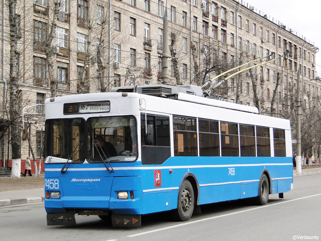Moskva, Trolza-5275.05 “Optima” № 7458