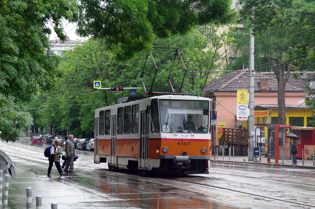 София, Tatra T6B5B № 4107