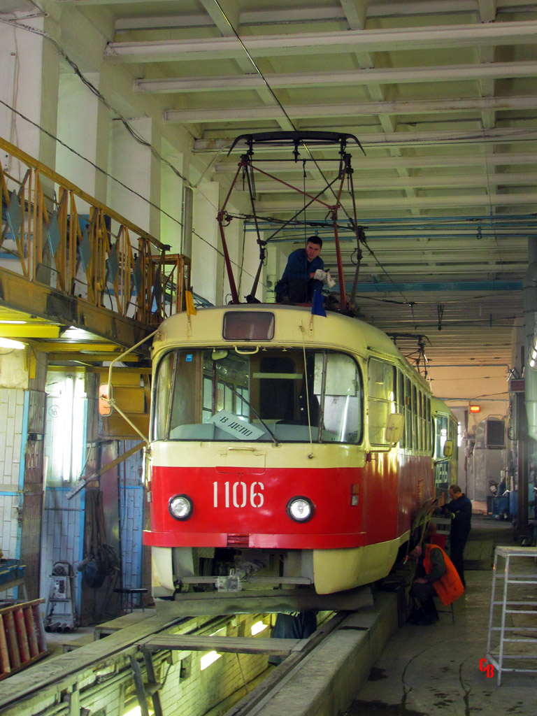 Iževska, Tatra T3SU (2-door) № 1106