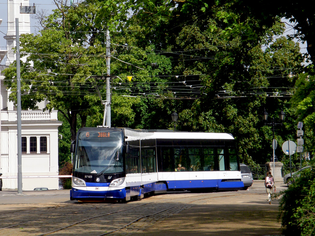 Рига, Škoda 15T ForCity Alfa Riga № 57103