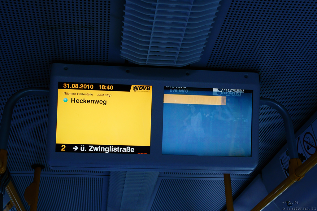 Дрезден, Bombardier NGT D12 DD № 2811; Дрезден — Информации для пассажиров