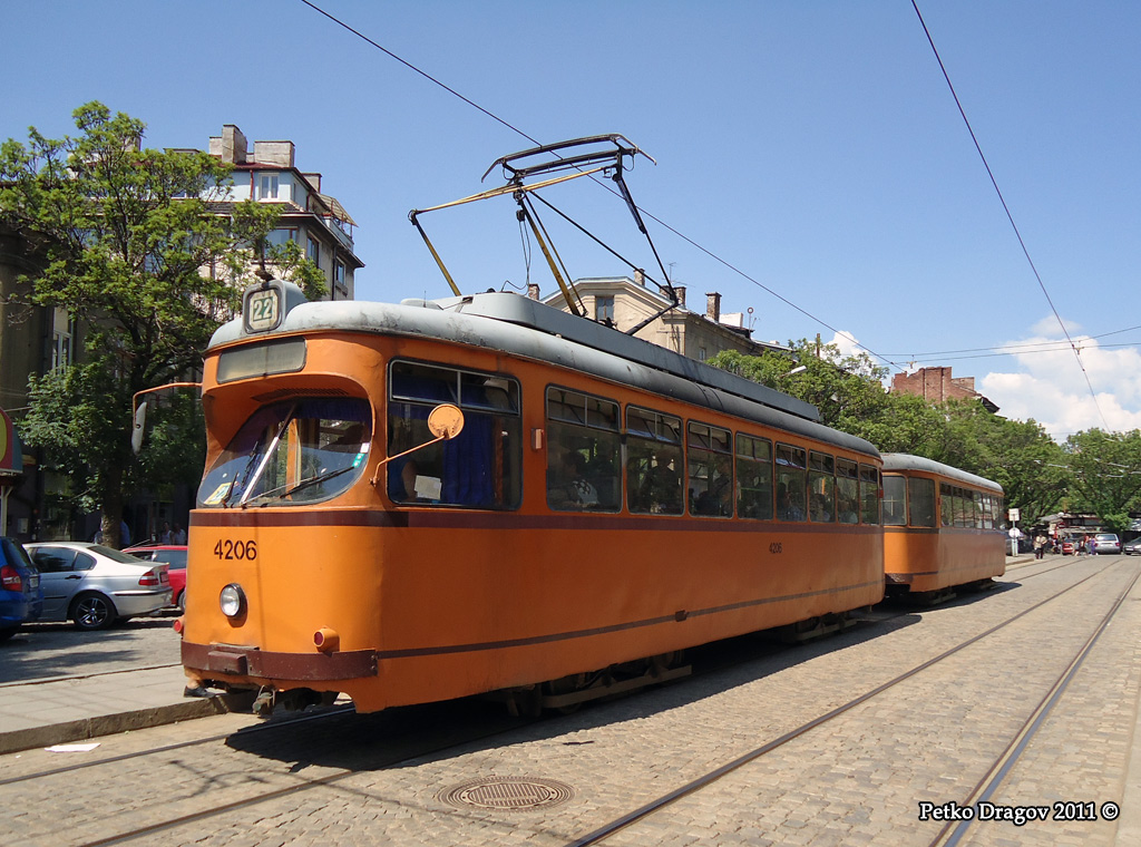 София, Duewag T4 № 4206
