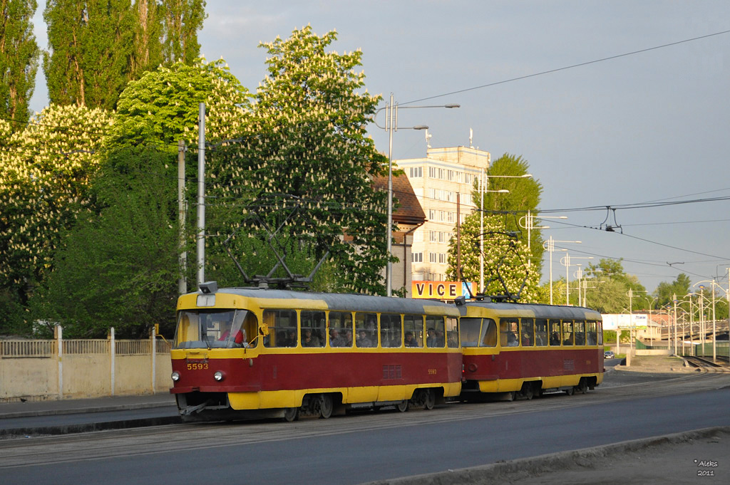 Киев, Tatra T3SU № 5593
