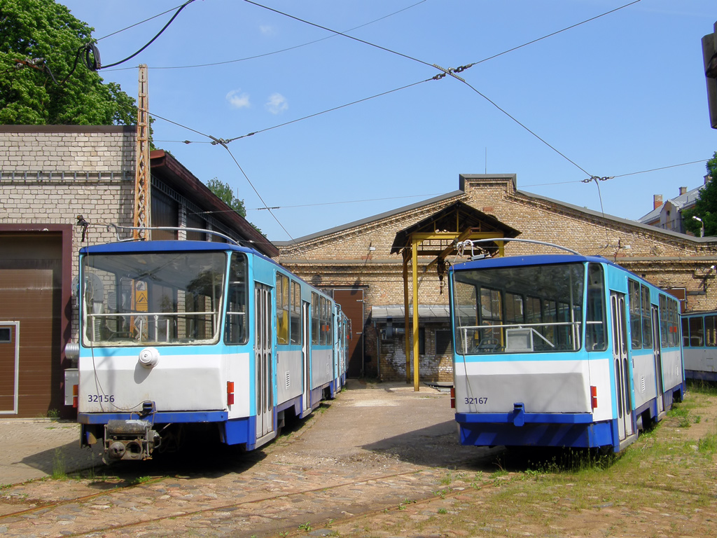 Рига, Tatra T6B5SU № 32156; Рига, Tatra T6B5SU № 32167
