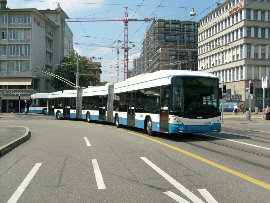 Цюрих, Hess lighTram (BGGT-N2C) № 69