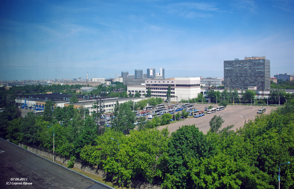 Москва — Виды с высоты; Москва — Троллейбусные парки: [8]