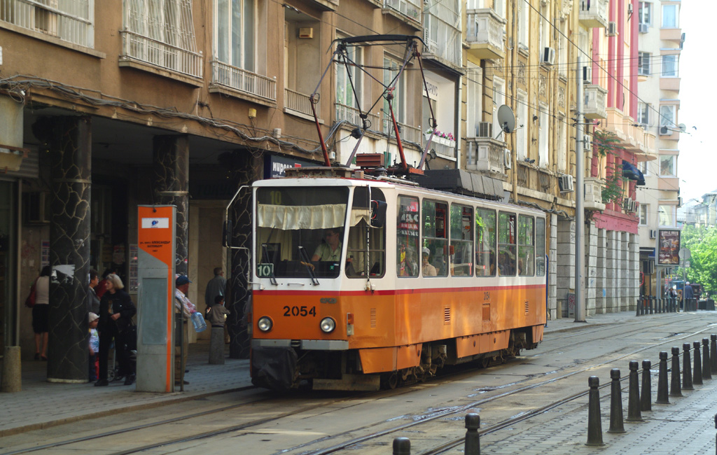 Sofia, Tatra T6A2SF # 2054 Sofia, Tatra T6A2SF # 2054