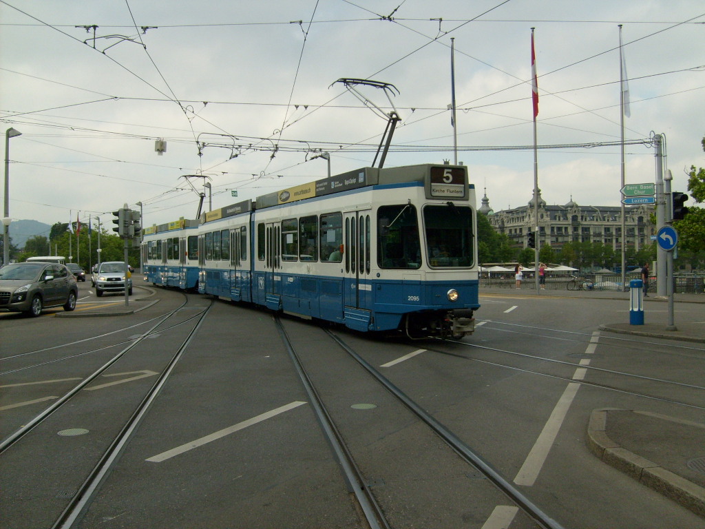 Цюрих, SWP/SIG/BBC Be 4/6 "Tram 2000" № 2095