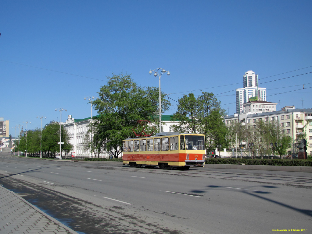 Екатеринбург, Tatra T6B5SU № 375
