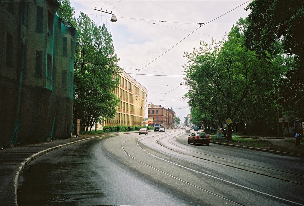 Saint-Pétersbourg — Tram lines and infrastructure