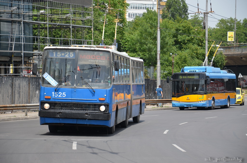 София, Ikarus 280.92 № 1525 София, Ikarus 280.92 № 1525