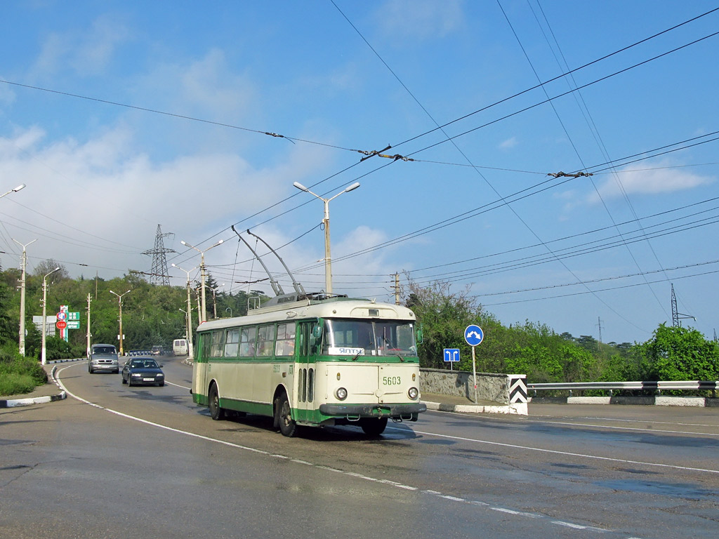 Крымский троллейбус, Škoda 9Tr24 № 5603