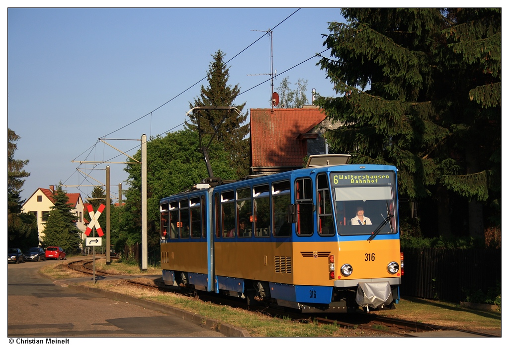Гота, Tatra KT4DC-Z № 316