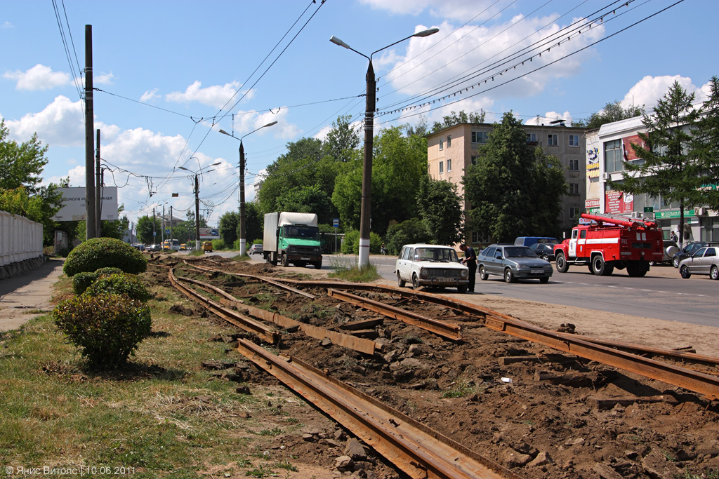 Тверь — Закрытые трамвайные линии Тверь — Закрытые трамвайные линии