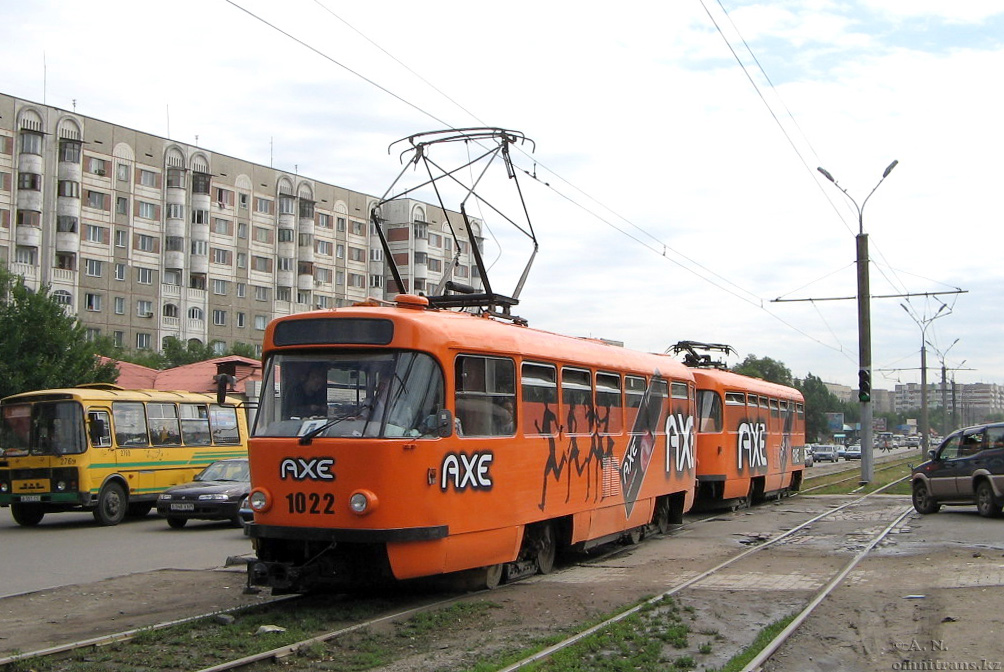 Алматы, Tatra T3DC1 № 1022