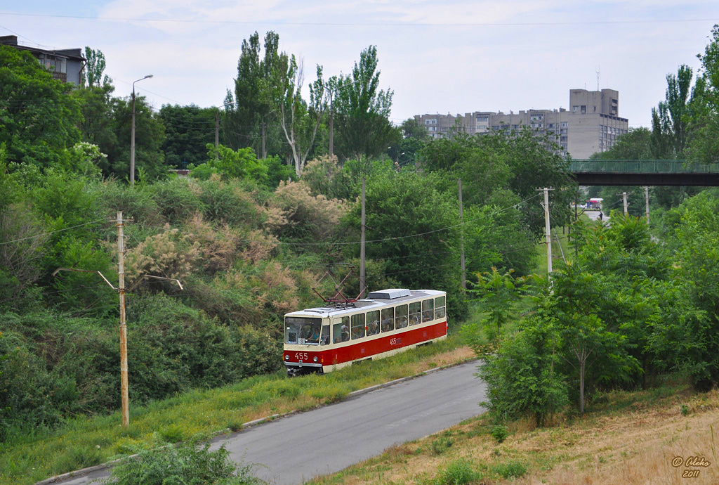 Запорожье, Tatra T6B5SU № 455