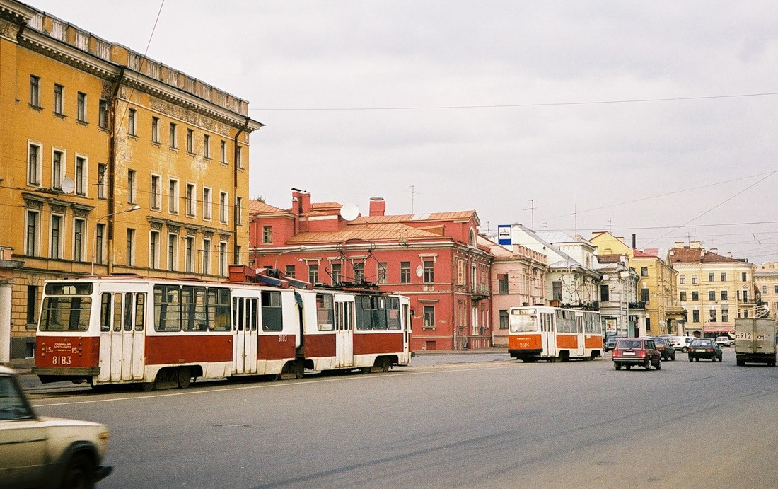 Санкт-Петербург, ЛВС-86К № 8183; Санкт-Петербург, ЛМ-68М № 2604