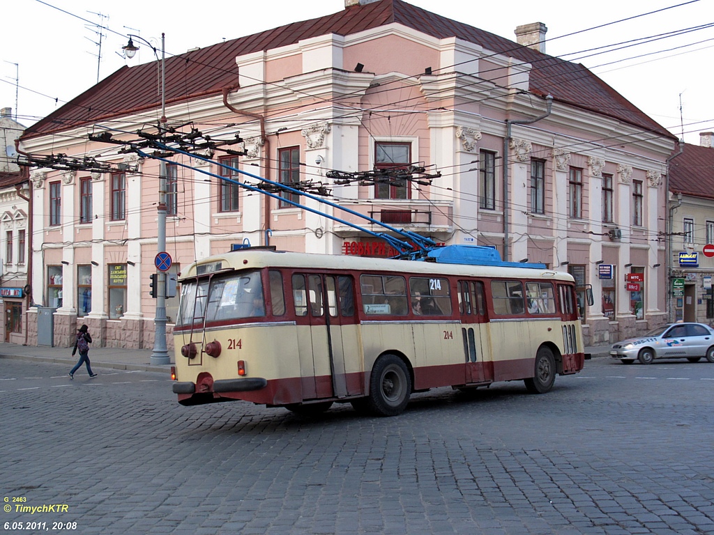 Черновцы, Škoda 9TrH27 № 214