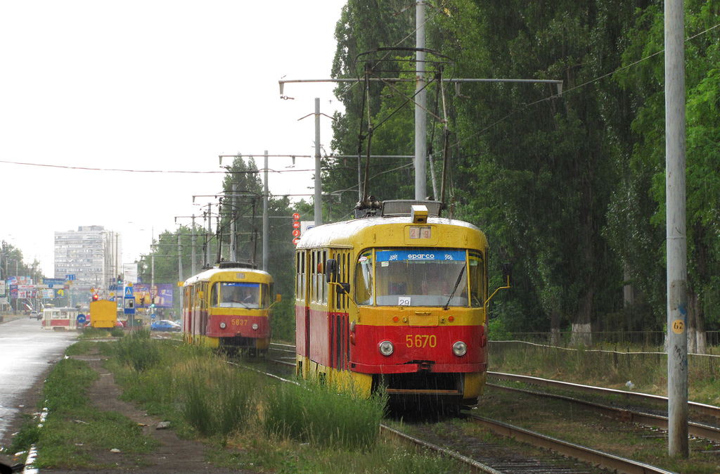 Киев, Tatra T3SU № 5670