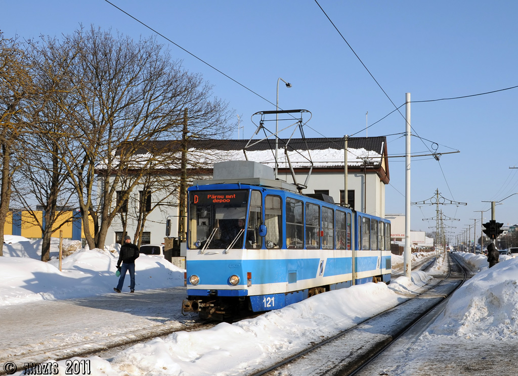Таллин, Tatra KT4SU № 121