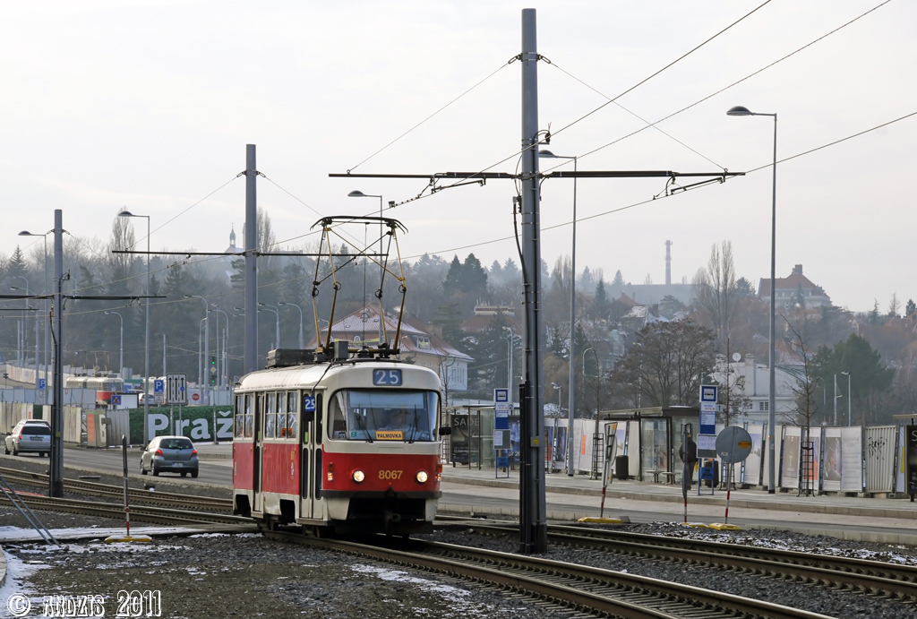 Прага, Tatra T3M2-DVC № 8067