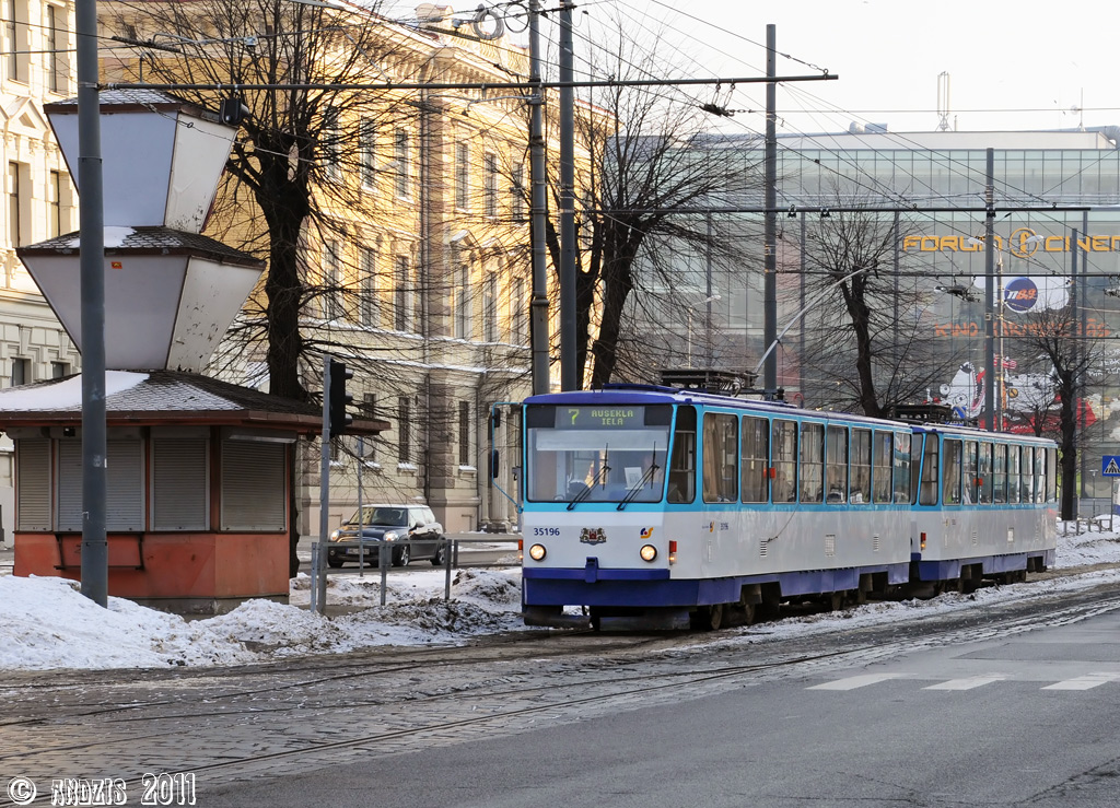 Рига, Tatra T3MR (T6B5-R) № 35196