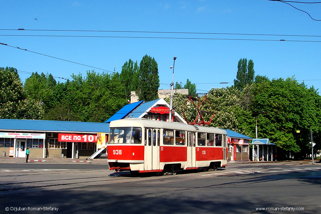 Donetsk, Tatra T3SU N°. 938