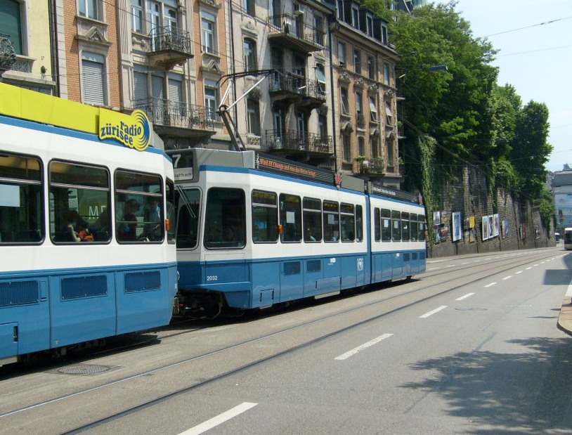 Цюрих, SWS/SWP/BBC Be 4/6 "Tram 2000" № 2032