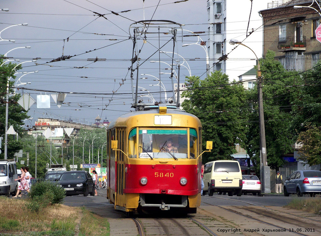 Киев, Tatra T3SU № 5840