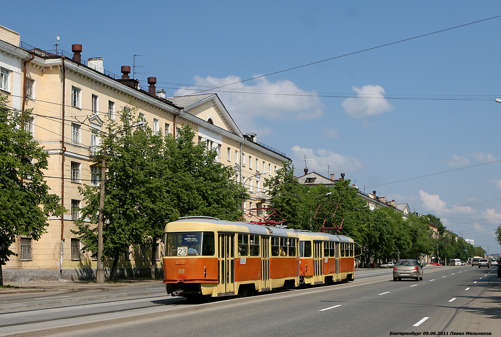 叶卡捷琳堡, Tatra T3SU # 188