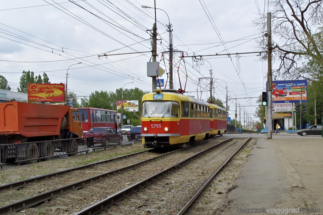 Волгоград, Tatra T3SU № 5755; Волгоград, Tatra T3SU № 5756