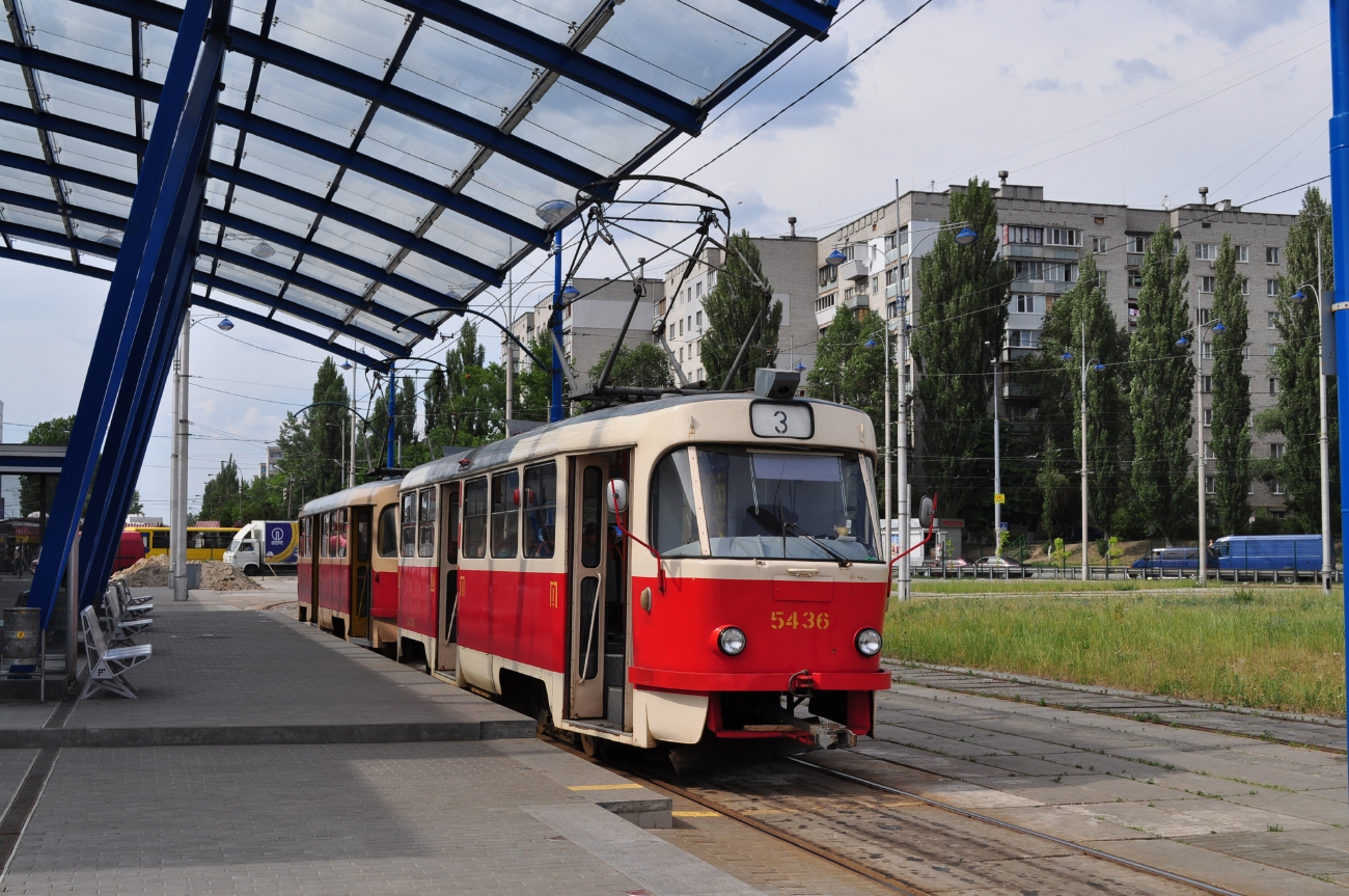 Киев, Tatra T3SU № 5436