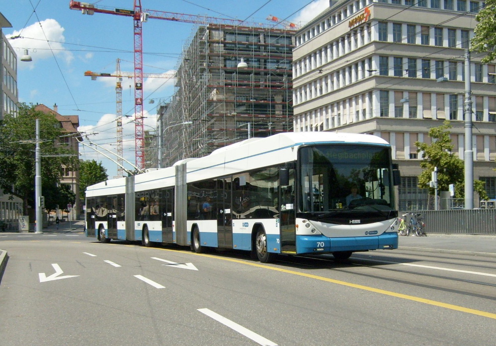Zurich, Hess lighTram (BGGT-N2C) № 70