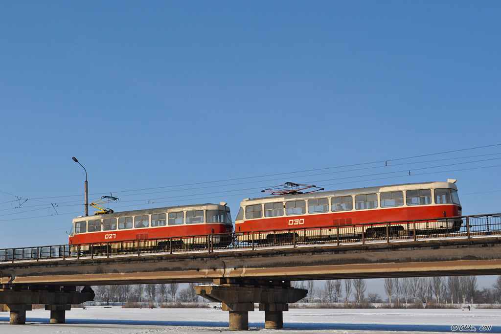 Кривой Рог, Tatra T3SU № 027; Кривой Рог, Tatra T3SU № 030