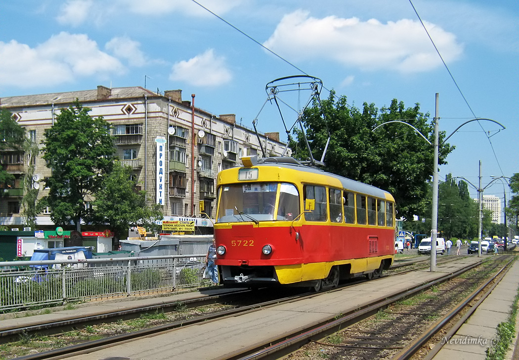 Киев, Tatra T3SU № 5722