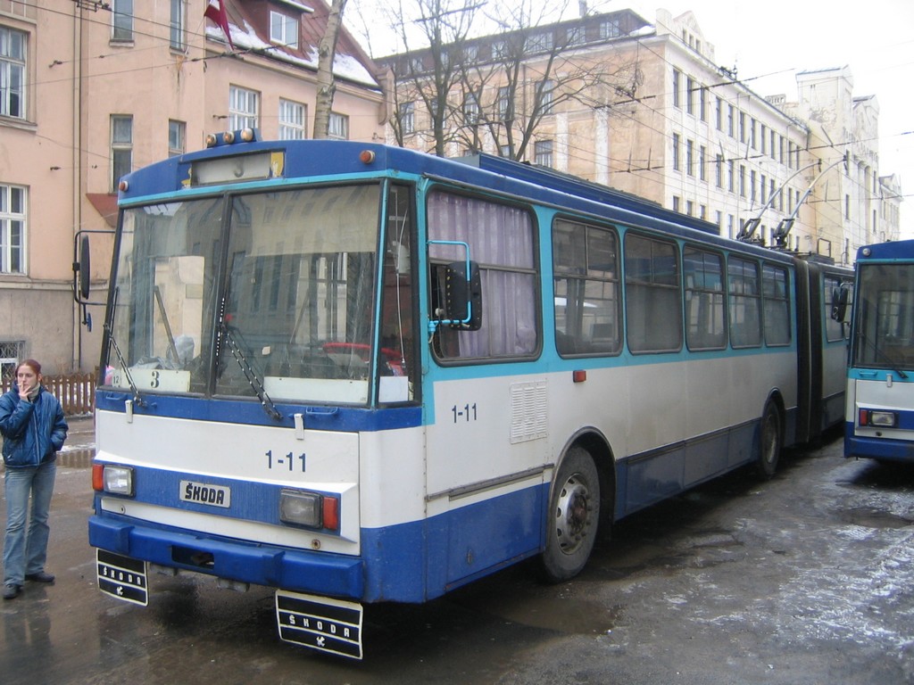 Рига, Škoda 15Tr02/6 № 1-11
