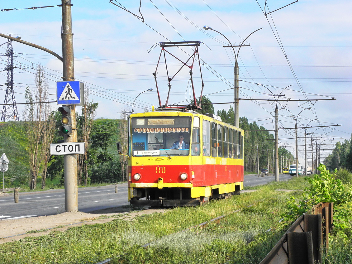 Липецк, Tatra T6B5SU № 110