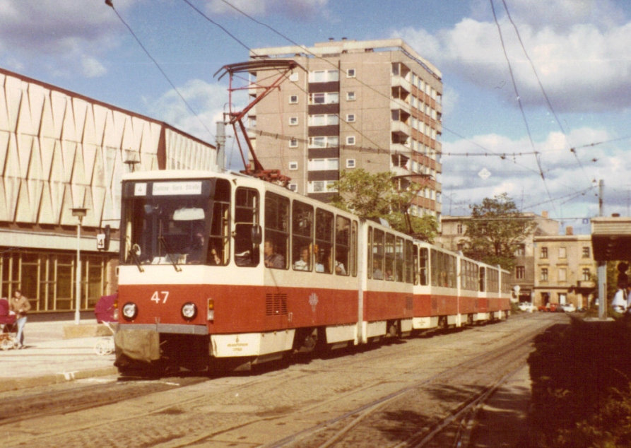 Котбус, Tatra KT4D № 47; Котбус — Старые фотографии