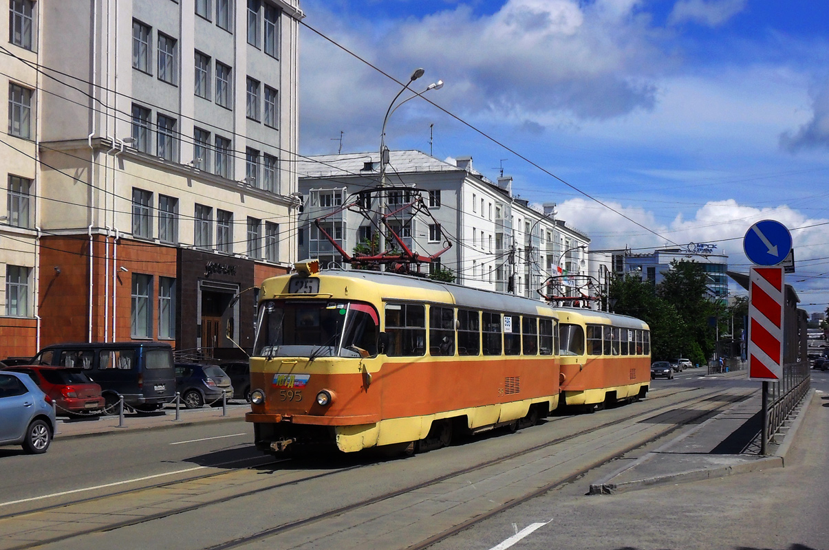 Екатеринбург, Tatra T3SU № 595