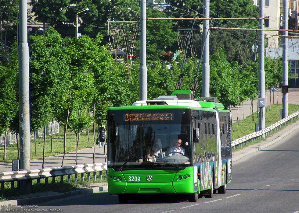 Харьков, ЛАЗ E301D1 № 3209