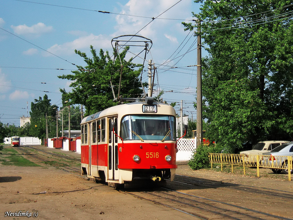 Киев, Tatra T3SU № 5516