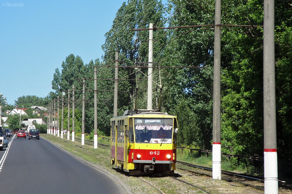 Курск, Tatra T6B5SU № 043
