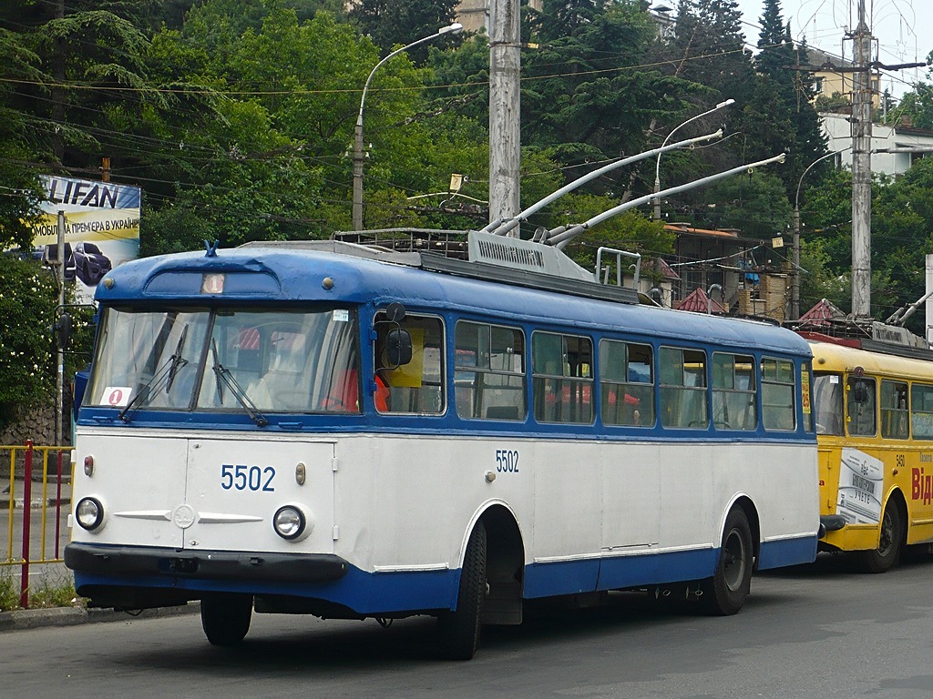 Крымский троллейбус, Škoda 9Tr19 № 5502