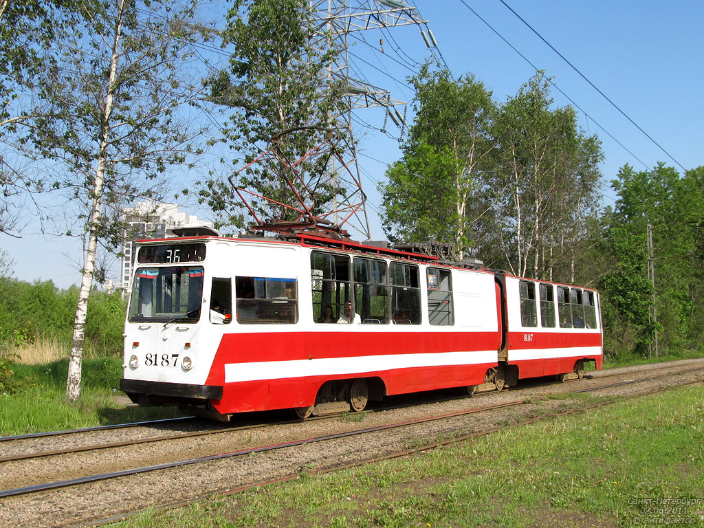 Санкт-Петербург, ЛВС-86К № 8187 Санкт-Петербург, ЛВС-86К № 8187